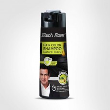 Black Rose Hair Color Shampoo Bottle (Black)